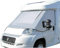 Marvix Außen Thermofenstermatte Silber Thermoschutz Abdeckung für FIAT Ducato, Peugeot Boxer, Citroen Jumper X250/290 von 2006-2024 Außenisoliermatte Wohnmobil Abdeckung Sonnenschutz