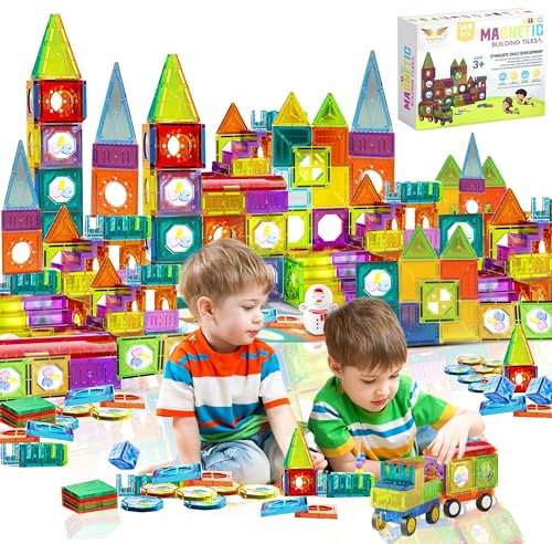Elegancy 149 PCS Magnetic Building Blocks for Kids | STEM Magnetic Tiles Set for Kids | Toddler Toys Girls Toys | Educational Construction Toys Age 3 4 5 6 7 8 9 10 Years Old Gift Toy
