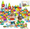 Elegancy 149 PCS Magnetic Building Blocks for Kids | STEM Magnetic Tiles Set for Kids | Toddler Toys Girls Toys | Educational Construction Toys Age 3 4 5 6 7 8 9 10 Years Old Gift Toy