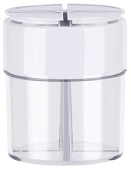 Pots à épices 4 en 1 – Saupoudreuse à épices de camping, épices claires, pots à épices pour la cuisine avec quatre compartiments