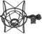 Haofy Anti Vibration Studio Mic Shockmount Stand con Soporte Estable para una Mejor Calidad de Sonido, Soporte de Micrófono para Estaciones de Transmisión (BLACK)