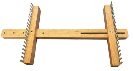 perfk Wooden Weaving Loom Hand Weaving Frame for Children Adjustable for Crafting Scarves
