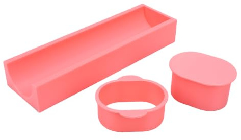 Zunate Cake Pop Form Set Oval 9-tumsbricka, PLA Baking Cutter Kit DIY Cake Pop Maker för Födelsedagsfest Bagerigodis, Lätt Pressklippning och Tryckdesign