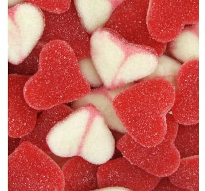 Dulceplus - Corazón de fresa dulce, bolsa de 1 kg