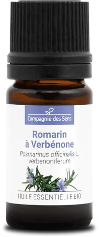 ROMERO VERBENONA - 5 mL - Aceite Esencial Orgánico de Calidad Superior - 100% Puro, Natural, Quimiotipado y Certificado AB