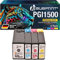 Bubprint 4 Druckerpatronen kompatibel als Ersatz für Canon PGI-1500XL für Maxify MB2000 MB2050 MB2100 MB2150 MB2155 MB2300 MB2350 MB2700 MB2750 MB2755 Multipack BK C M Y
