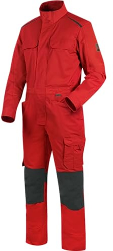 WÜRTH MODYF Overall Cetus - professioneller Arbeitsoverall für Herren – warmer & robuster Outdoor-Overall - in der Größe 4XL in Rot