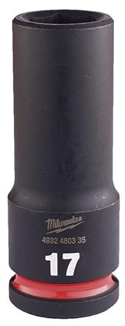 Milwaukee Shockwave 1/2 Impact Hex Deep Socket - 17mm