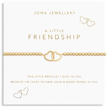 Joma Jewellery A LITTLE FRIENDSHIP | Gold Plated 17.5cm Stretch Bracelet stretch