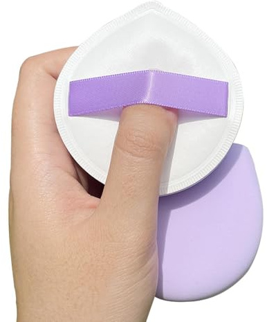 Polvo de polvo, maquillaje de polvo de polvo Esponja de belleza espesa