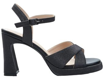 BATA Sandali da donna con tacco e cinturino elegante | Materiali sintetici di alta qualità, suola resistente antiscivolo, design elegante, cinturino regolabile, adatti all’estate
