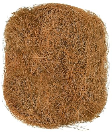 Fågelkokosfiber – naturligt bosslemmaterial, hållbart bursubstrat | 250 g/500 G husdjurssängkläder för kläckningsbo, fågelburfoder, mjukt ekologiskt fågelvänligt fågelbo –