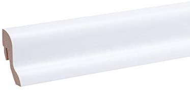 26 Meter Sockelleisten All Inclusive Paket Weiß - Fußleisten Sparpaket