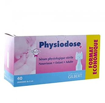 Laboratoires Gilbert Physiodose Sterile Physiological Serum 40 Single Doses