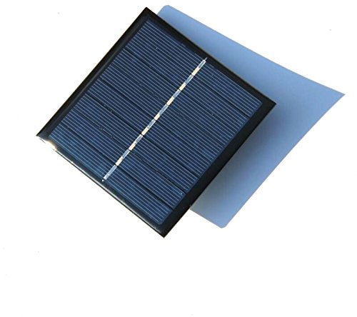 NUZAMAS Batería Recargable AAA Cargador del Panel Solar Que Carga 2 baterías 4V 1W