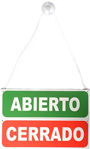 Doble Cara para Colgar Abierto/Cerrado Puerta señal