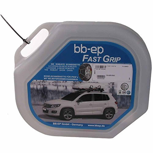 Schneekette für Mercedes Benz C Class (W203) | C Class SW (S203) mit der Reifengröße 205/55 R16 - MIT SELBSTSPANNMECHANISMUS - mit Ö-Norm, Uni und TÜV