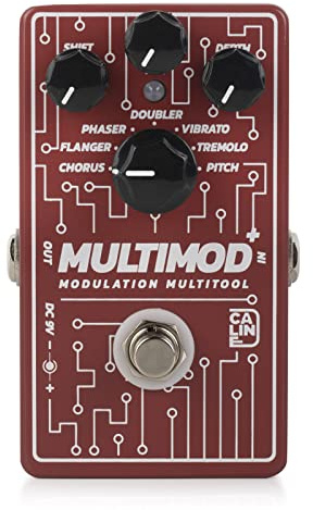 Caline CP-506 Multimod - Modulación Multi Herramienta Pedal de Efecto de Guitarra 7 Modos Chorus Flanger Phaser Doubler Vibrato Tremolo Pitch