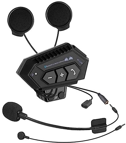 BOROCO BT12B motorcykel hjälm headset trådlös Bluetooth ridning hörlurar handsfree Intercom hörlurar