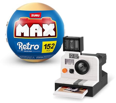 MAX Premium Retro Building Bricks (Polaroid) Novelty Unboxing Toy Collectible Mini's by ZURU