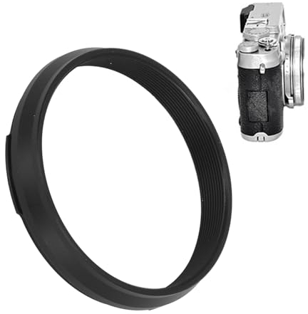 49mm Lens Filter Adapter Ring for X100V X100VI X100F X100 X100T X100S X70 Camera, Fits 49mm UV CPL ND Filter Replace X100 (Black)