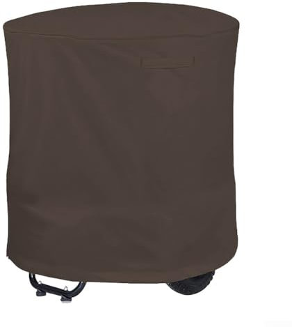 Easy Fit Schutzabdeckung für bladelose elektrische Klingenmulcher und für Holzhackschnitzel (Kaffee)