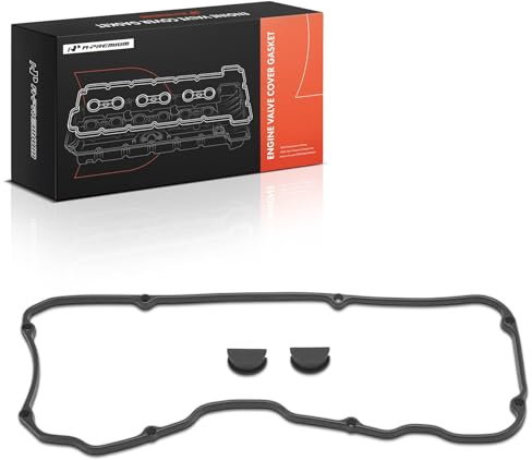 A-Premium Engine Valve Cover Gasket Set Compatible with Nissan 240SX 1989-1990, Axxess 1993-1995, D21 1990-1994, Pickup 1995-1997, 2.4L