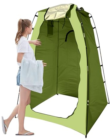 Bärbar campingdusch – reseomklädningsrum, multifunktionellt utomhusavskildhet | idealisk dusch för husbil bakgård vandring camping resor familjeanvändning och utomhusaktiviteter