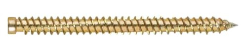Index HR75072 - Tornillo hormigon cabeza cilindrica rosca hi-lo punta diamante torx-25 bicromatado 7,5 x 072