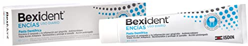 ISDIN Bexident Encías Uso Diario Pasta, Negro, 125 ml (Paquete de 1)