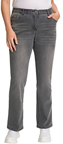 Ulla Popken Womenswear Plus Size Curvy Marie Fit Bootcut Stretch Jeans 724599