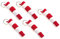 5 llaveros MANGA DE VIENTO - WINDSOCK cosidos