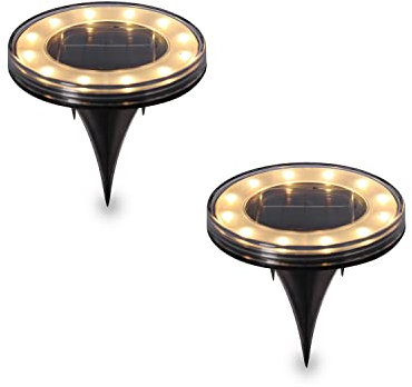 Velamp ENTERPRISE: 2er Set Solar Bodenleuchten