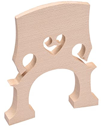 LAURAG 4/4 Cell puente de madera de arce violoncello trense Ponticello Elevador de cuerdas Instrumento Piezas de repuesto
