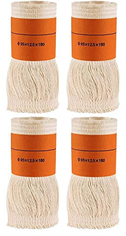 Swiixxer 4 Piezas de Mecha para Estufa de PetróLeo para Uso en Interiores, Mechas para Calentador de PetróLeo, Mecha de Repuesto