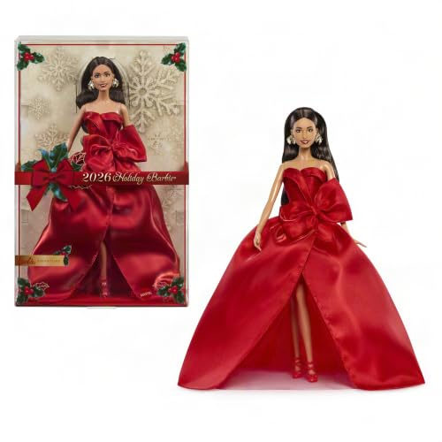 Barbie Signature 2026 Holiday Doll, Brown Hair