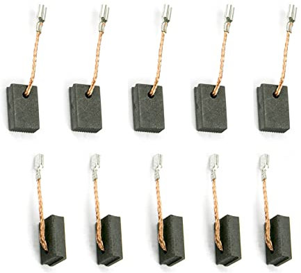 WANGCL Lot de 10 burch en carbone pour outils de moteur Bosch GWS14-150 - 5 x 10 x 17 mm