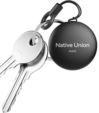 Native Union Find It Tag – Bluetooth Tracker – Item Finder for Keys, Backpack, Luggage, Suitcases – Compatible with Apple Find My – Slim Design – Replaceable One-Year Battery Life – High-Volume Alert