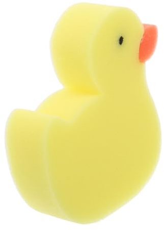 GARIOUANS Esponja de Baño Infantil Forma de Pato Esponja Suave para Ducha y Limpieza Juguete Creativo para Bebés para Baño Cómodo y Seguro