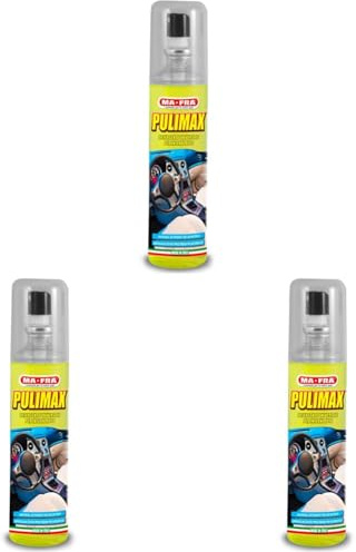 MAFRA, Pulimax, Detergente Spray Universale per Interni Auto, Efficace per Rinnovare Tessuti e Plastiche, i Colori dei Sedili ed Eliminare i Cattivi Odori, Facile da Usare, Formato Portatile da 150ml