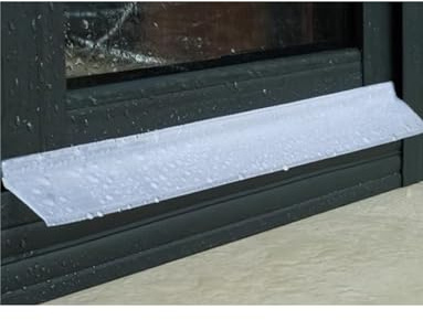 Tira de barrera de agua for alféizar, deflector de protección contra goteo de lluvia for ventana, protección de borde de goteo for balcón, for alféizares de ventanas(Transparent,200cm/78.7in)