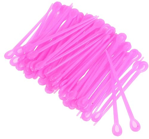 FRCOLOR Bigodini Permanente in Plastico Blu, 180 Pezzi Superficie Liscia, Resistente e Non Deformabile, Mollette per Chioma Donna per Parrucchieri e Uso Casalingo Colore Casuale