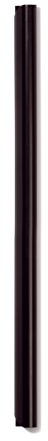 Durable Klemmschiene A4, für circa 80 Blatt, Packung à 25 Stück, schwarz, 290901