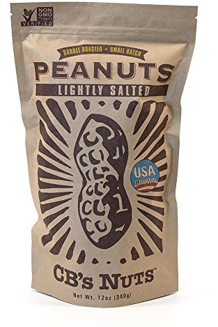 CB's Nuts USA Grown Non-GMO Lightly Salted Peanuts, 12oz