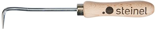 Steinel Comprobador de cordones de soldadura, con aguja acodada, accesorio de soldadura y mango de madera, ideal para chapas de tejados, láminas y lonas
