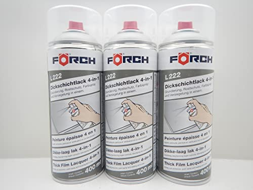 STANDOX 4 in 1 RAL 9006 WEISSALUMINIUM DICKSCHICHTLACK LACK SPRAY SPRAYDOSE 400ML (3)