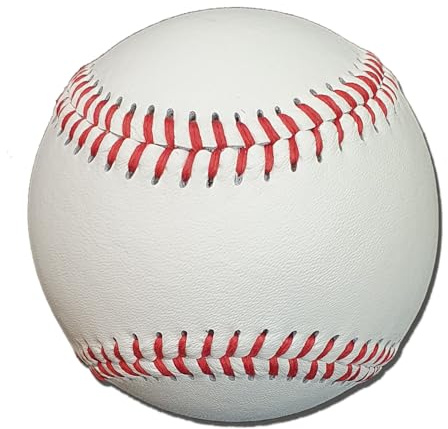 Generisch Leder Baseball 9 Inch original Größe und Gewicht, Ideal Spiel, Spaß, Training und auch für Unterschriften