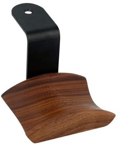 Laroal Hörlurshållare Hörlursställ Väggfäste för Studio PC Gaming Hörlurar Trä Hörlurar Display Rack Valnöt Finish