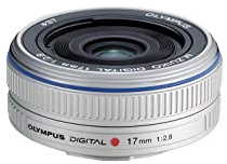 Olympus 17 mm/F 2,8 m.ZUIKO Digital-Objetivo (Micro Cuatro tercios-conexión, Enfoque automático)