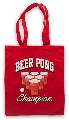 Beer Pong Champion Umhangetaschen, Rot